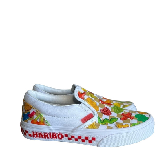 Vans x Haribo Classic Slip On Checkerboard Kid Shoe Size 2.5 #1118